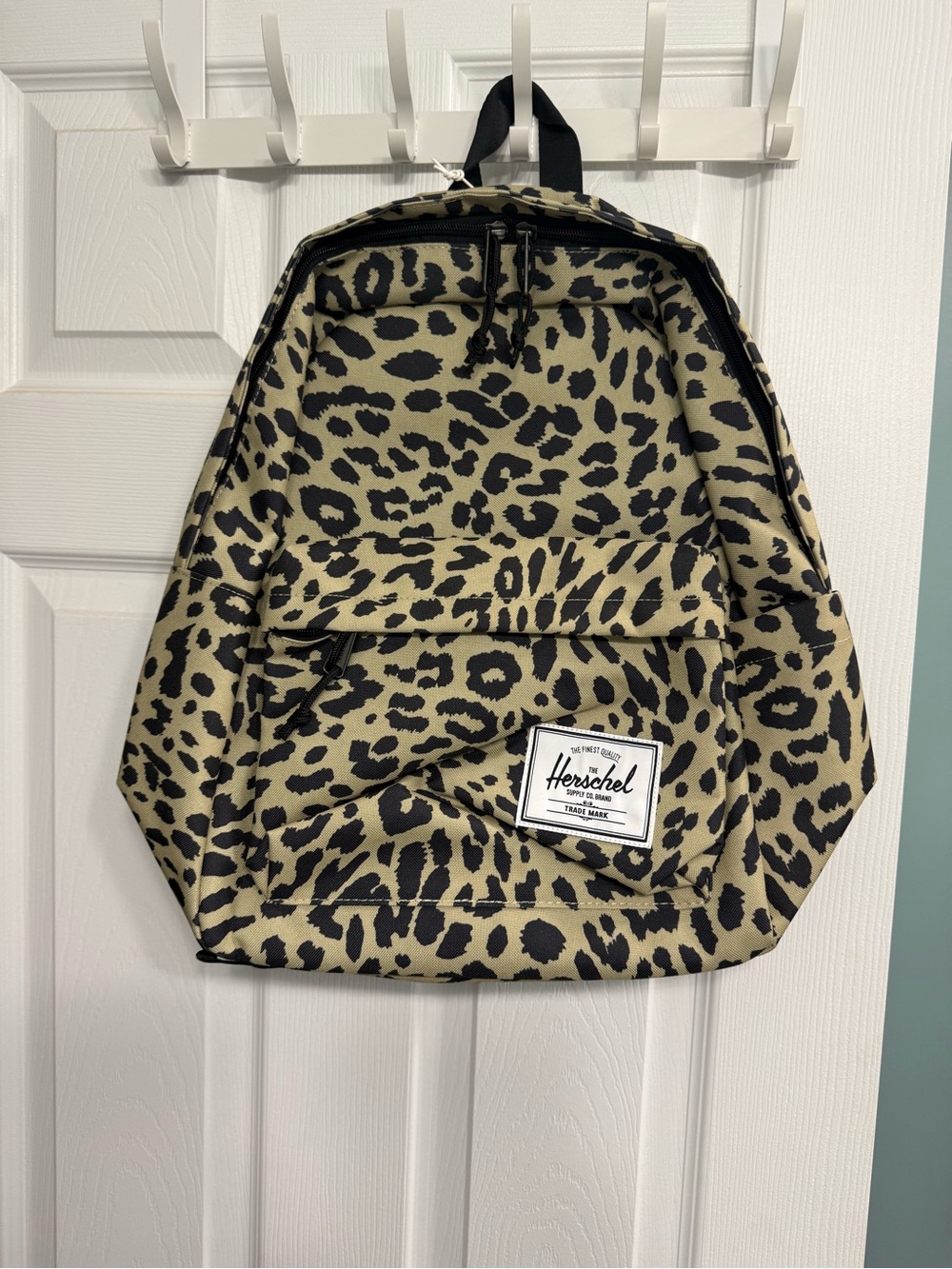 Herschel Supply Company Leopard Print Backpack - Black and Tan